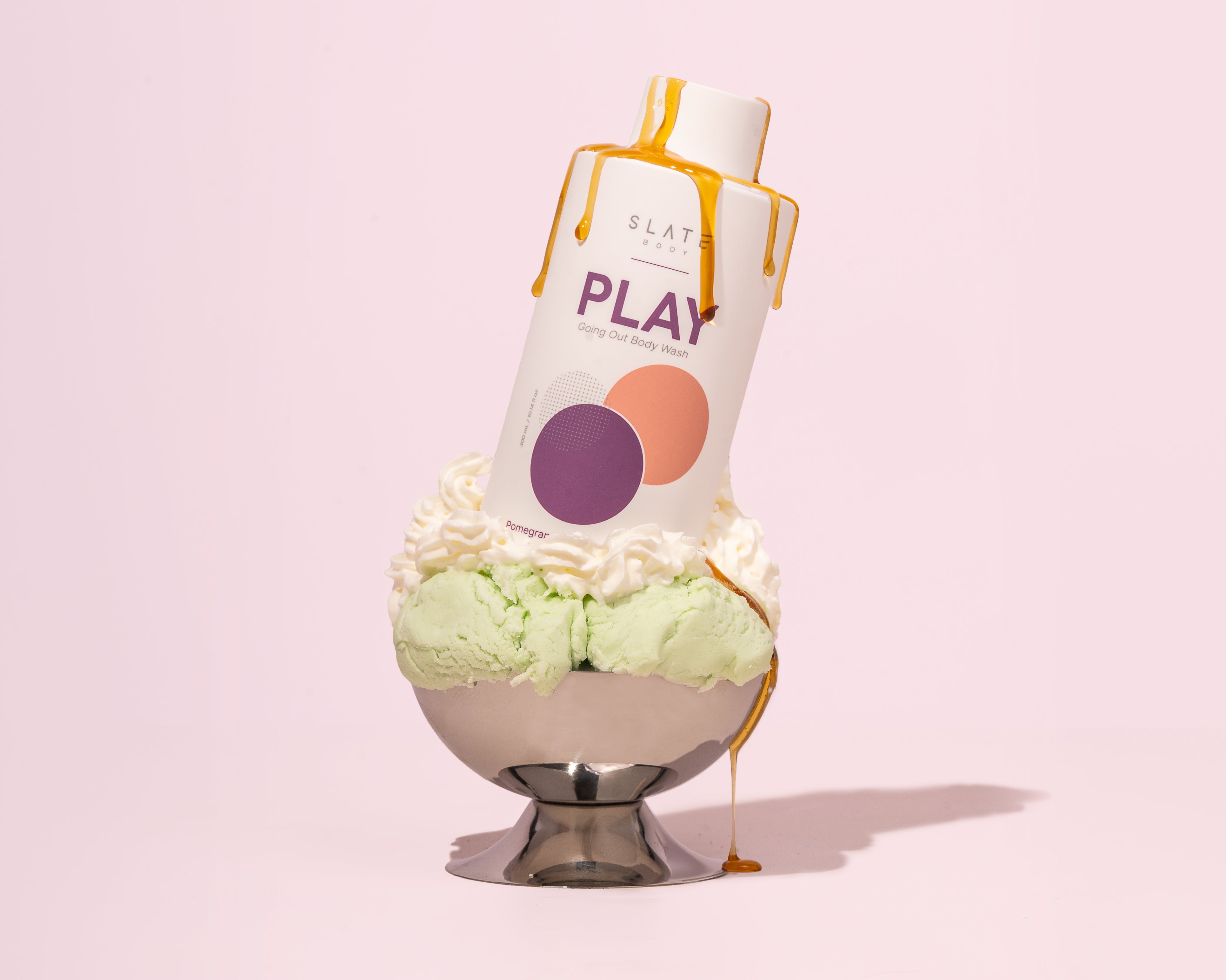 SLATEPLAY Body Going Out Body Wash that smells pistachio and cream